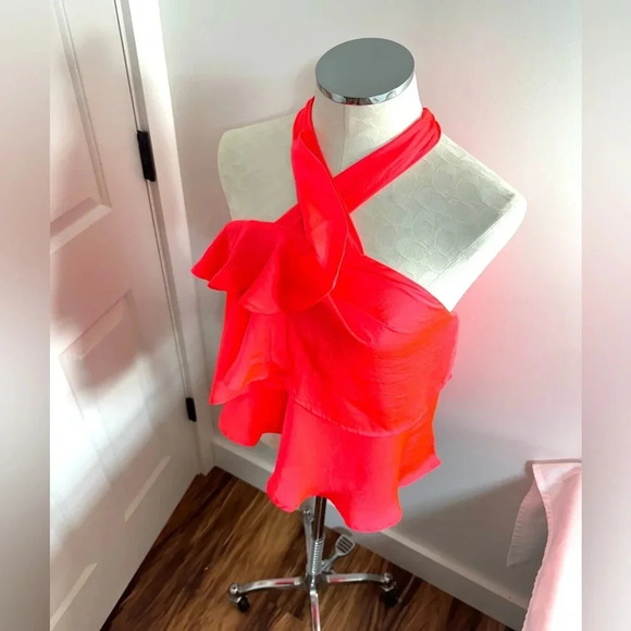 Electric Pink Lexie Late Night Top - Picture 3 of 5